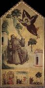 GIOTTO di Bondone Assisi Saint - Francois accept the stigma oil on canvas